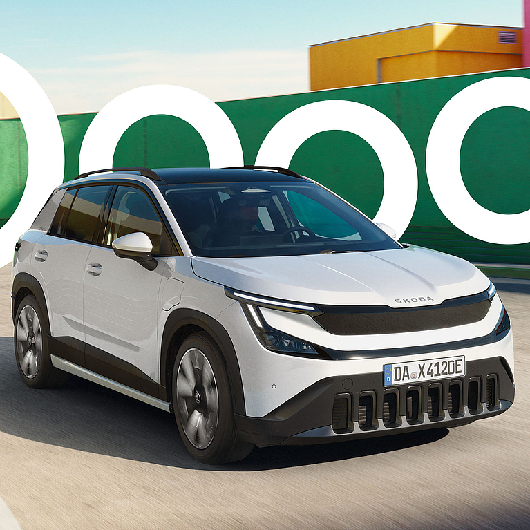 In dem Bild ist der neue Skoda Epiq zu sehen 